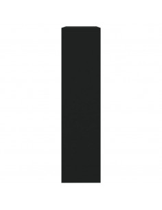 Scarpiera con Specchio a 2 Livelli Nera 63x17x67 cm