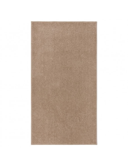 Tappeto a Pelo Corto 80x150 cm Marrone