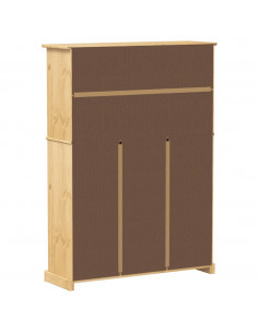 Scarpiera Corona 99x32x138 cm in Legno Massello di Pino