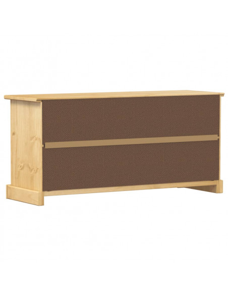 Scarpiera Corona 99x32x47 cm in Legno Massello di Pino