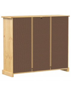 Scarpiera Corona 99x32x85 cm in Legno Massello di Pino