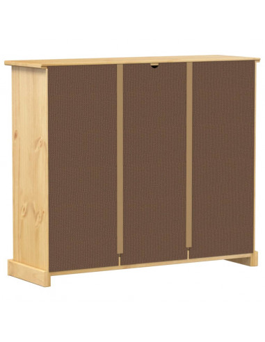 Scarpiera Corona 99x32x85 cm in Legno Massello di Pino