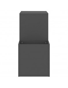 Scarpiera da Ingresso Grigia 105x35,5x70cm in Legno Multistrato