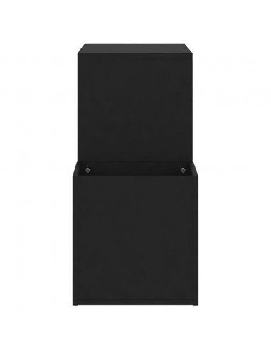 Scarpiera da Ingresso Nera 105x35,5x70cm in Legno Multistrato