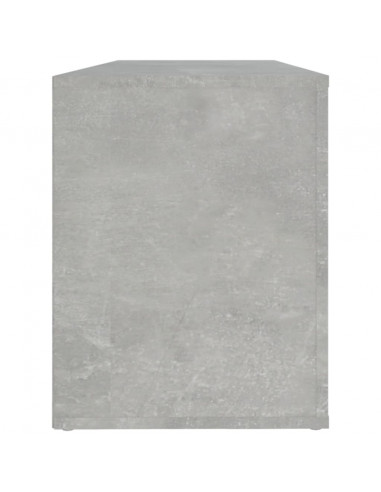 Scarpiera Grigio Cemento 100x35x45 cm in Legno Multistrato
