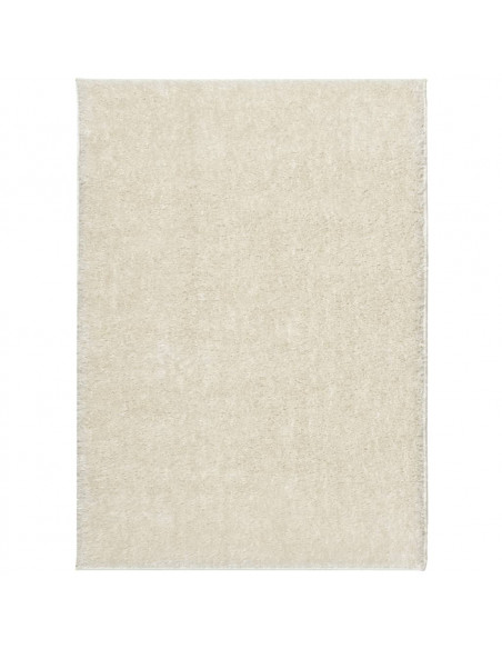 Tappeto a Pelo Lucido Lungo ISTAN Effetto Crema 240x340 cm