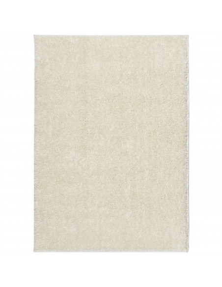 Tappeto a Pelo Lucido Lungo ISTAN Effetto Crema 200x280 cm