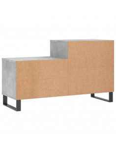 Scarpiera Grigio Cemento 102x36x60 cm in Legno Multistrato