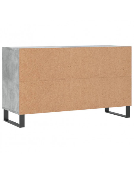 Scarpiera Grigio Cemento 102x36x60 cm in Legno Multistrato