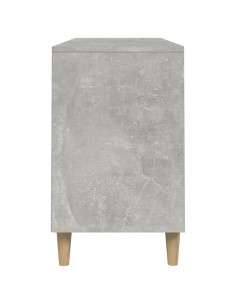 Scarpiera Grigio Cemento 102x36x60 cm in Legno Multistrato