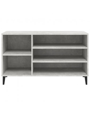 Scarpiera Grigio Cemento 102x36x60 cm in Legno Multistrato