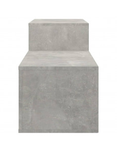 Scarpiera Grigio Cemento 150x35x45 cm in Legno Multistrato