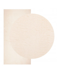 Tappeto a Pelo Corto HUARTE Morbido e Lavabile Beige 100x200 cm 2