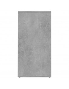 Scarpiera Grigio Cemento 31,5x35x70 cm in Truciolato
