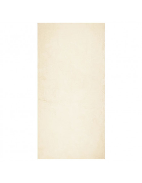 Tappeto a Pelo Corto HUARTE Morbido e Lavabile Crema 100x200 cm