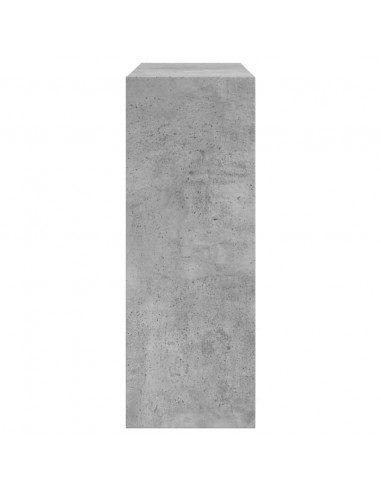 Scarpiera Grigio Cemento 60x21x57 cm in Legno Multistrato