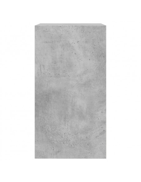 Scarpiera Grigio Cemento 60x34x63,5 cm in Legno Multistrato