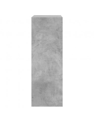 Scarpiera Grigio Cemento 60x34x96,5 cm in Legno Multistrato