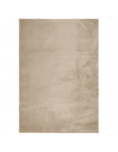 Tappeto a Pelo Corto HUARTE Morbido e Lavabile Sabbia 120x170cm