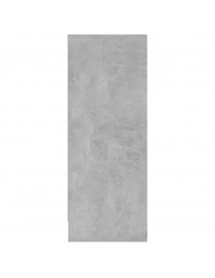 Scarpiera Grigio Cemento 60x35x92 cm in Truciolato