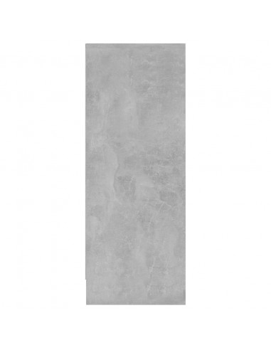 Scarpiera Grigio Cemento 60x35x92 cm in Truciolato