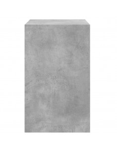 Scarpiera Grigio Cemento 60x42x69 cm in Legno Multistrato