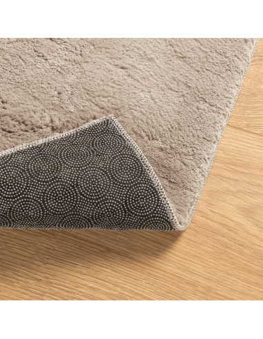 Tappeto a Pelo Corto HUARTE Morbido e Lavabile Sabbia 120x170cm