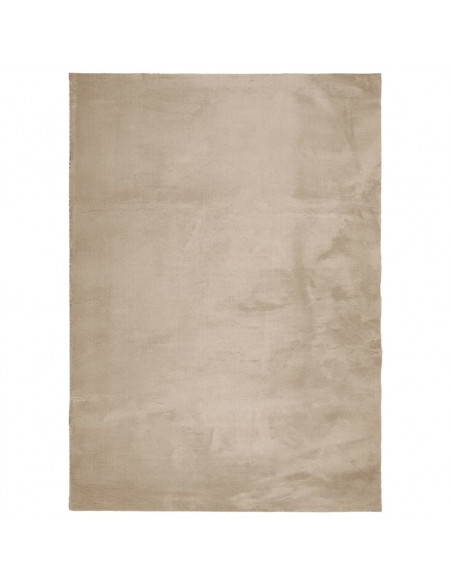 Tappeto a Pelo Corto HUARTE Morbido e Lavabile Sabbia 200x280cm