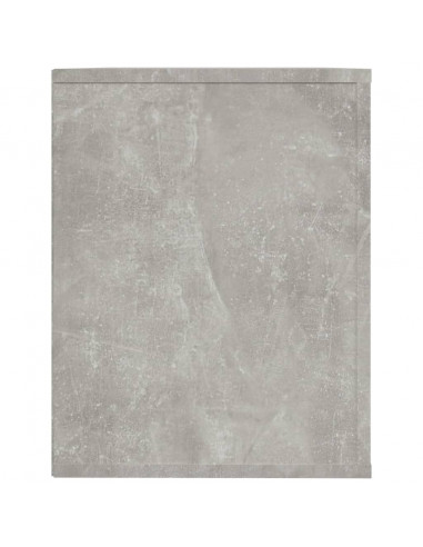 Scarpiera Grigio Cemento 75x35x45 cm in Legno Multistrato
