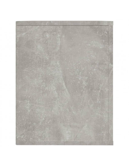 Scarpiera Grigio Cemento 75x35x45 cm in Legno Multistrato