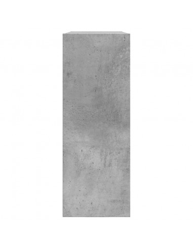 Scarpiera Grigio Cemento 80x21x57 cm in Legno Multistrato