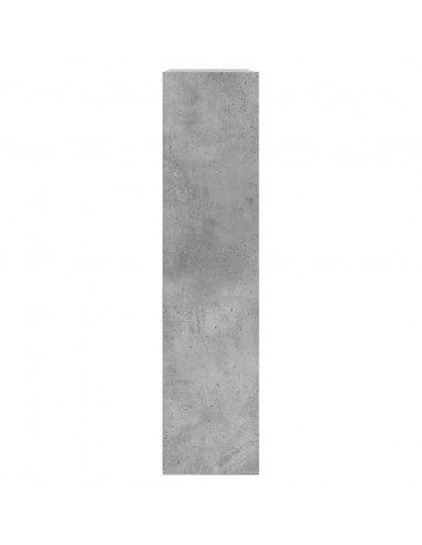 Scarpiera Grigio Cemento 80x21x87,5 cm in Legno Multistrato