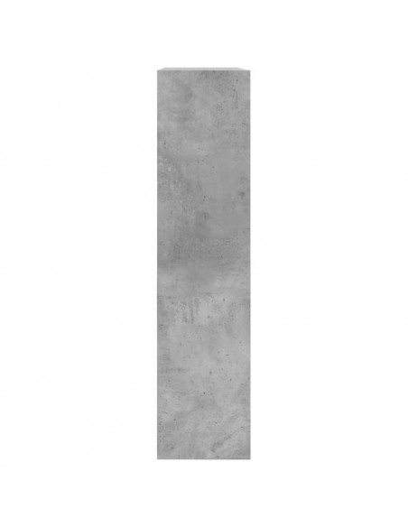 Scarpiera Grigio Cemento 80x21x87,5 cm in Legno Multistrato