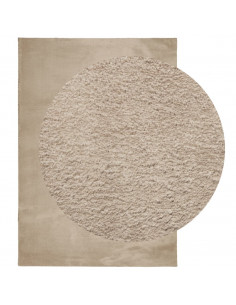 Tappeto a Pelo Corto HUARTE Morbido e Lavabile Sabbia 160x230cm 2