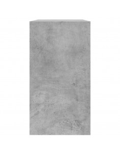 Scarpiera Grigio Cemento 80x34x63 cm in Legno Multistrato