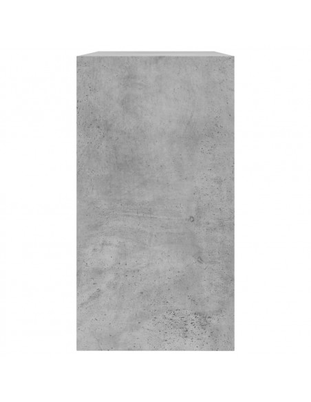 Scarpiera Grigio Cemento 80x34x63 cm in Legno Multistrato