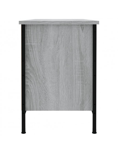 Scarpiera Grigio Sonoma 100x35x50 cm in Legno Multistrato