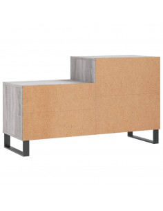 Scarpiera Grigio Sonoma 102x36x60 cm in Legno Multistrato