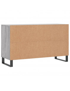 Scarpiera Grigio Sonoma 102x36x60 cm in Legno Multistrato