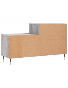 Scarpiera Grigio Sonoma 102x36x60 cm in Legno Multistrato