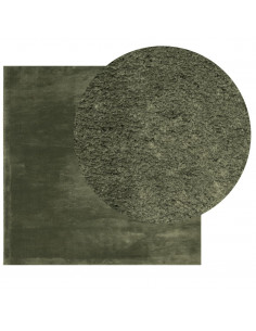 Tappeto Pelo Corto HUARTE Morbido Lavabile Verde Bosco 2