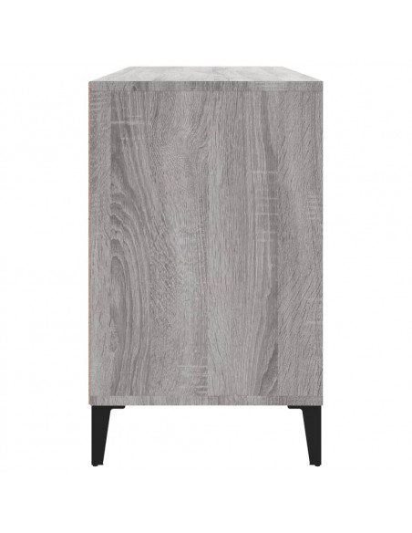 Scarpiera Grigio Sonoma 102x36x60 cm in Legno Multistrato