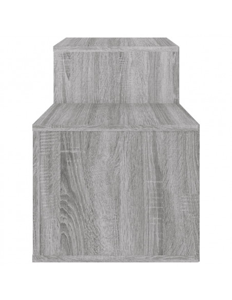 Scarpiera Grigio Sonoma 150x35x45 cm in Legno Multistrato