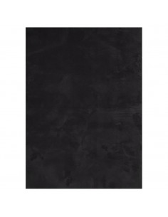 Tappeto a Pelo Corto HUARTE Morbido e Lavabile Nero 200x280cm