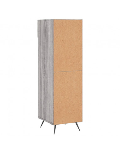 Scarpiera Grigio Sonoma 30x35x105 cm in Legno Multistrato