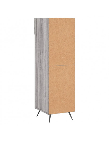 Scarpiera Grigio Sonoma 30x35x105 cm in Legno Multistrato