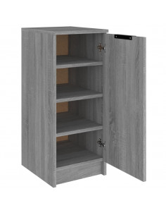 Scarpiera Grigio Sonoma 30x35x70 cm in Legno Multistrato
