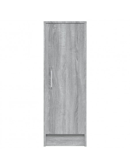 Scarpiera Grigio Sonoma 32x35x92 cm in Legno Multistrato
