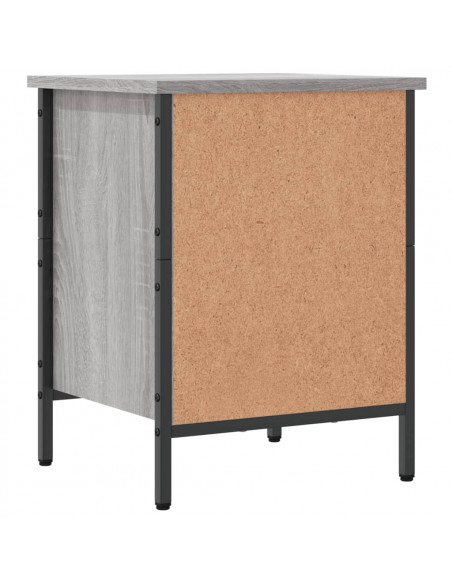 Scarpiera Grigio Sonoma 38x35x50 cm in Legno Multistrato