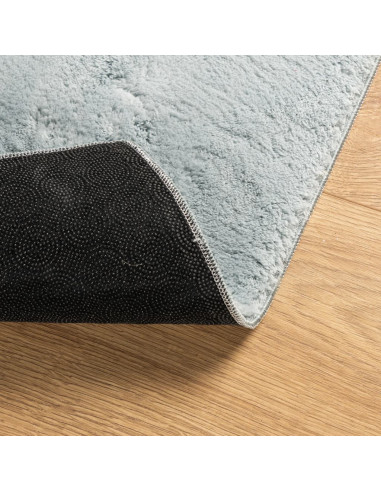 Tappeto a Pelo Corto HUARTE Morbido e Lavabile Blu 100x200 cm